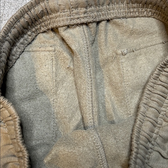 Factory Fleece Casual Olive Green Cargo Joggers - Picture 3 of 5
